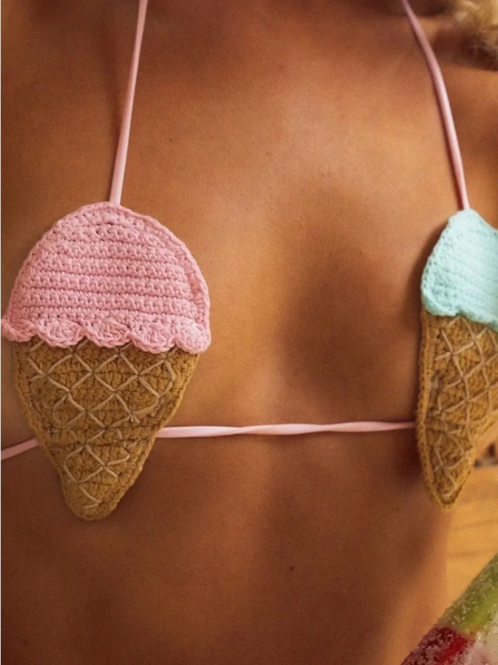 Andi Bagus Sundae Micro Crocheted Bikini
